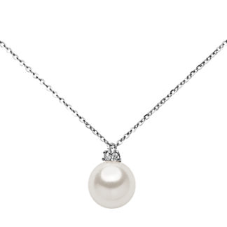 collana Mikiko oro bianco con perla e diamante md0945o4fabi080