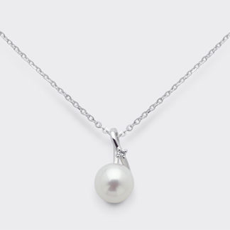 collana Mikiko perle e diamante md0957o4fabi060